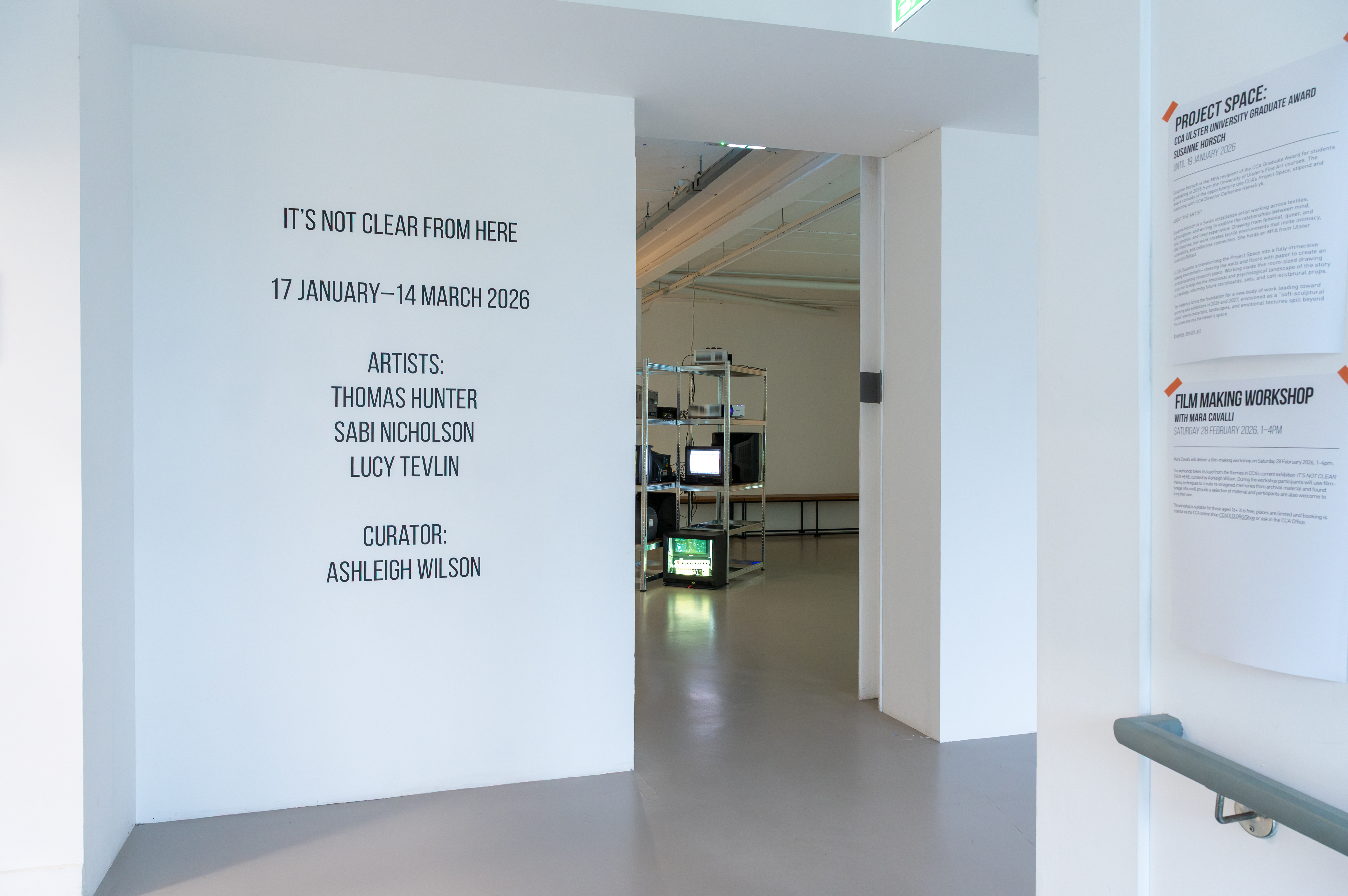 IT’S NOT CLEAR FROM HERE