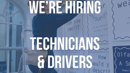 We are hiring Technicians Drivers We are hiring Technicians Drivers