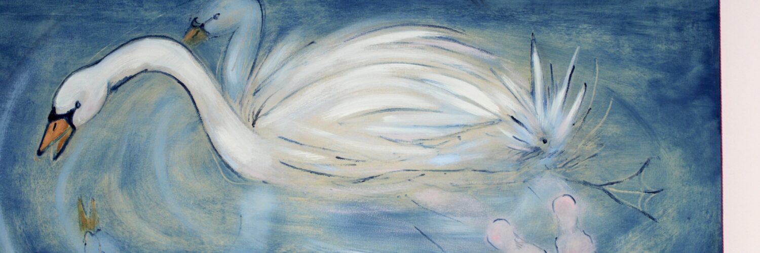 Natalie Gibson swan detail