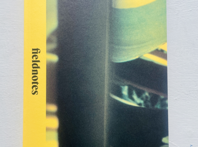 fieldnotes - folding the known - winter 2025 - book cover - close up
